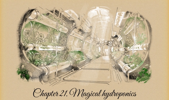 Dandelion Parade - cosmic fantasy webnovel on Spacefantasy.ru - Chapter 21 - Magical hydroponics
