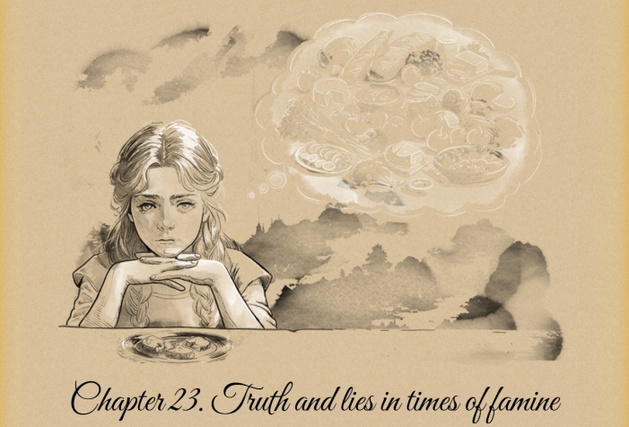 Dandelion Parade - cosmic fantasy webnovel on Spacefantasy.ru - Chapter 23 - Truth and lies in times of famine