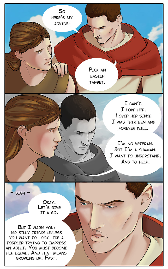 Page 1111 - Toddler trying to impress an adult