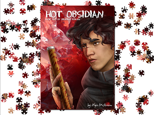 hot obsidian fantasy novel book cover